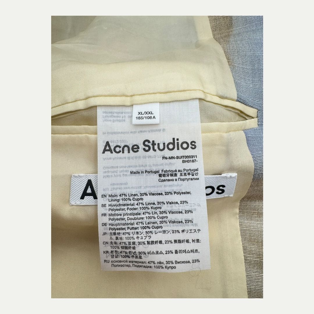 Acne Studios Linen Blazer Sz XL/XXL