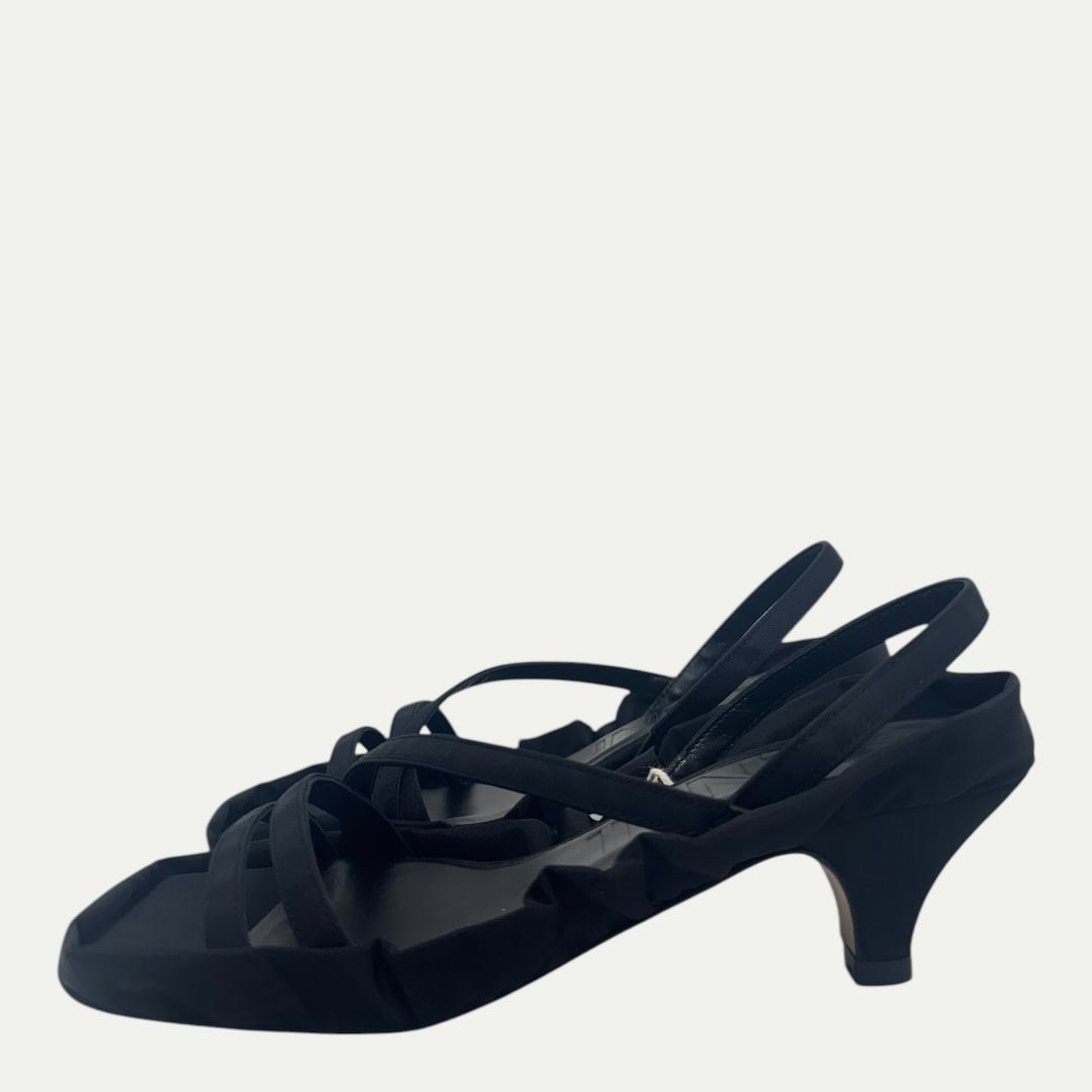 Ganni Black Kitten Heel Sz 37(7)