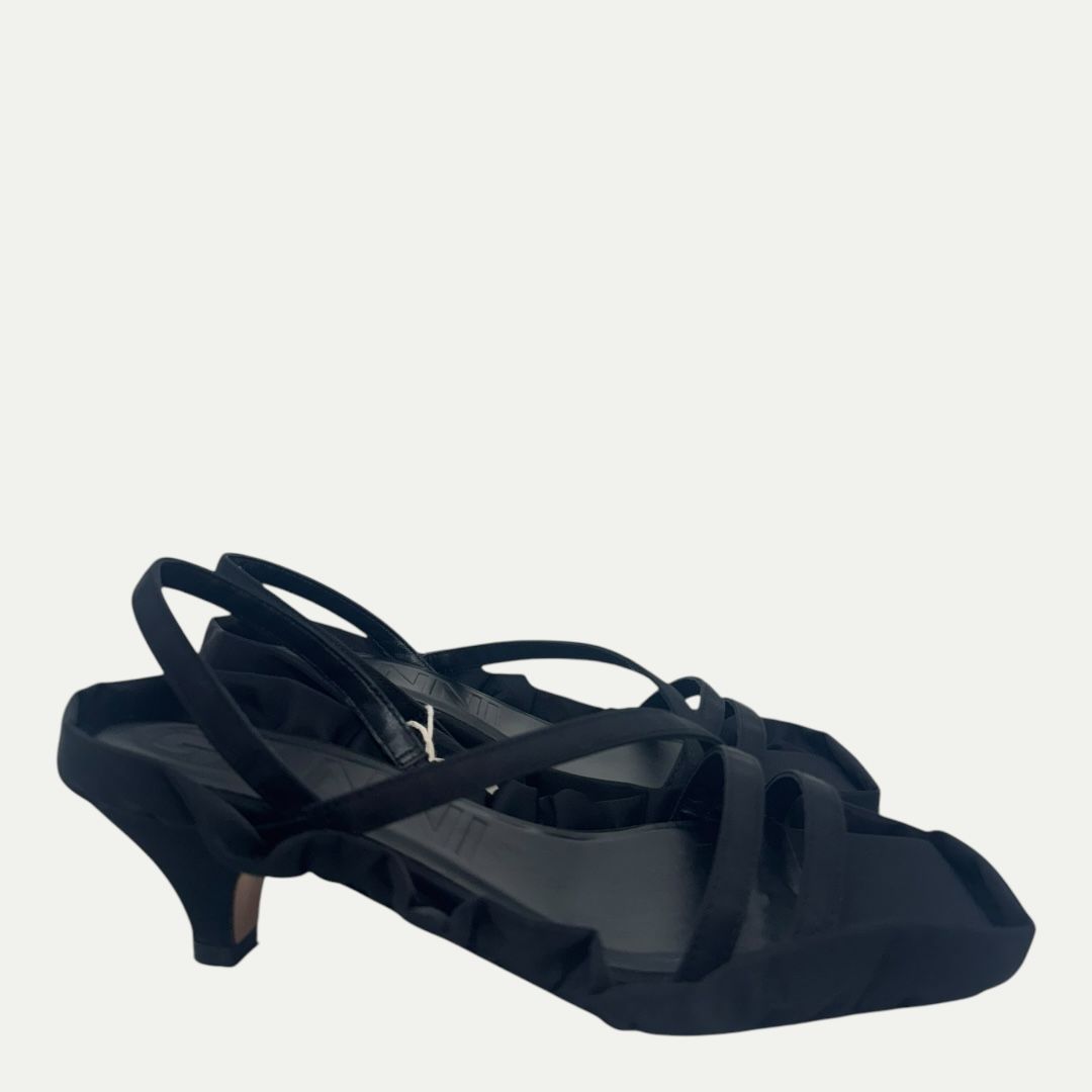Ganni Black Kitten Heel Sz 37(7)