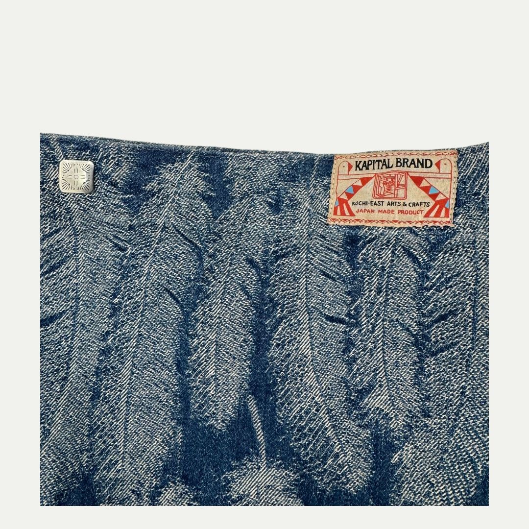 Kapital Feather Denim Bag