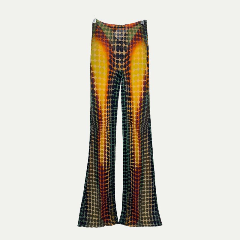 Jean Paul Gaultier Cyber Dots Pants Sz XS