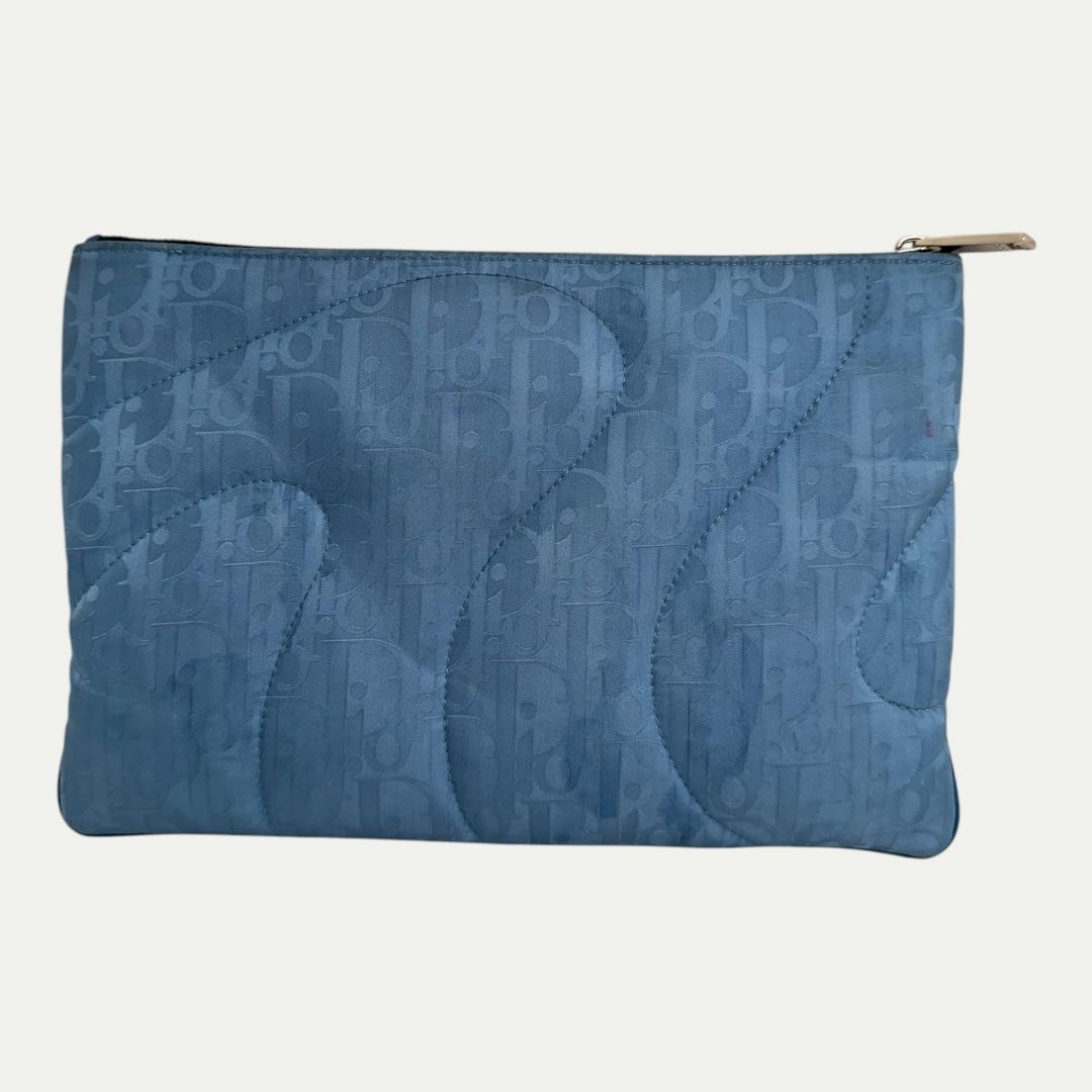 Dior x ERL Blue Oblique Pouch