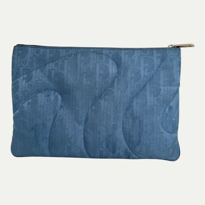 Dior x ERL Blue Oblique Pouch
