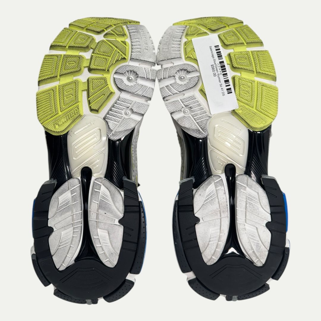 Balenciaga Blue/Green Runner Sz 41(9)