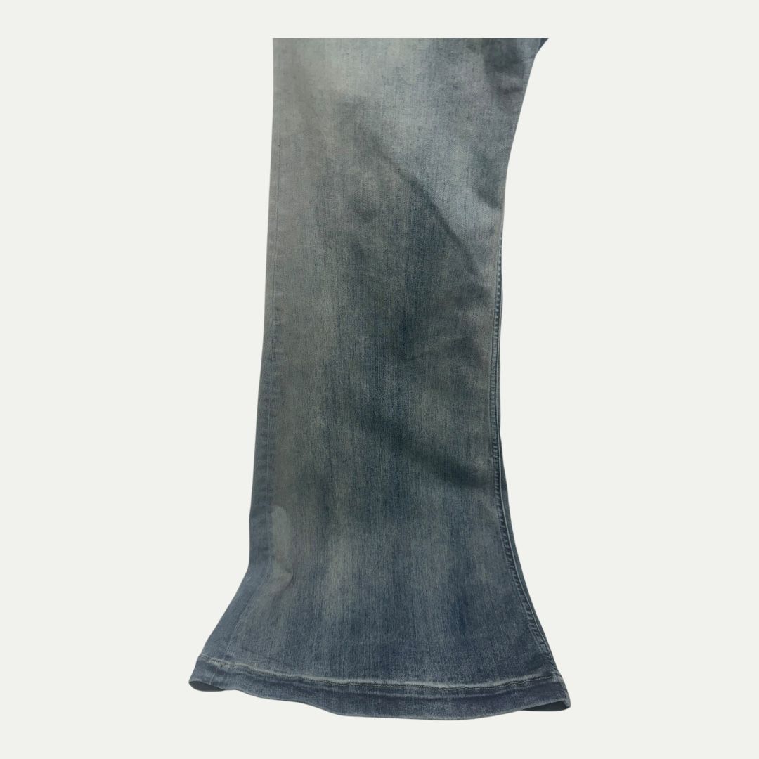 Rick Owens Drkshdw Bowling Boot Cut Acid Degrade Sz 34