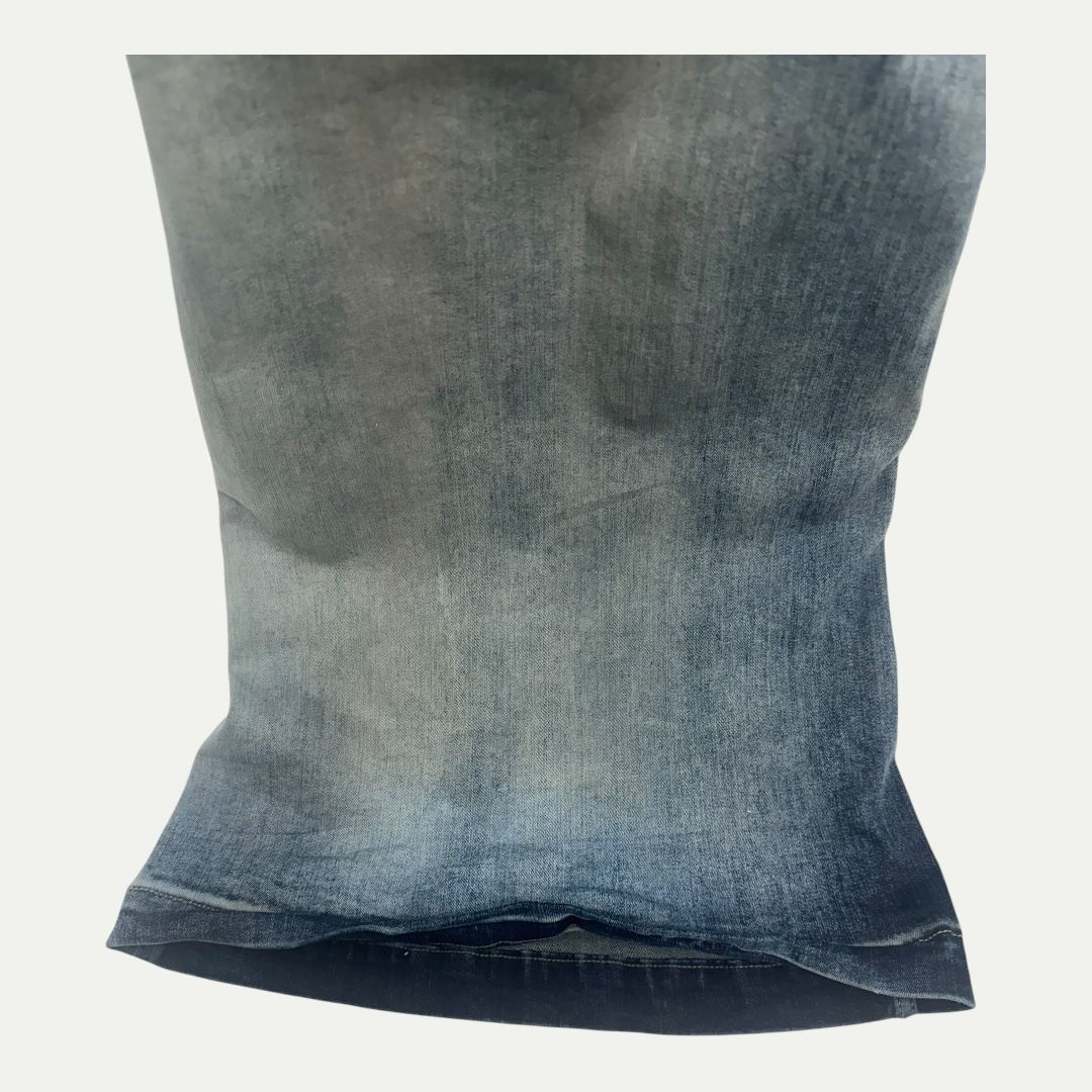 Rick Owens Drkshdw Bowling Boot Cut Acid Degrade Sz 34