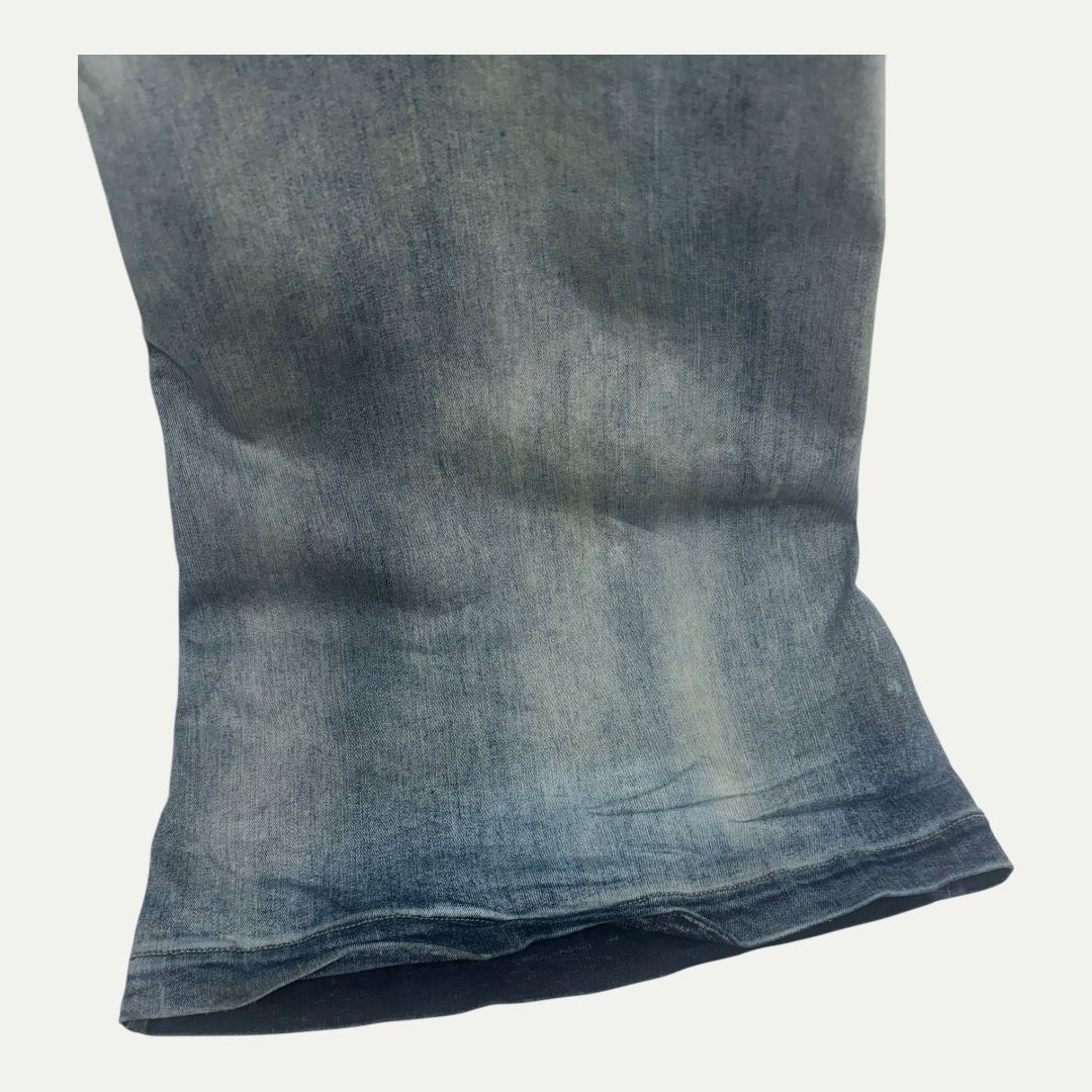 Rick Owens Drkshdw Bowling Boot Cut Acid Degrade Sz 34