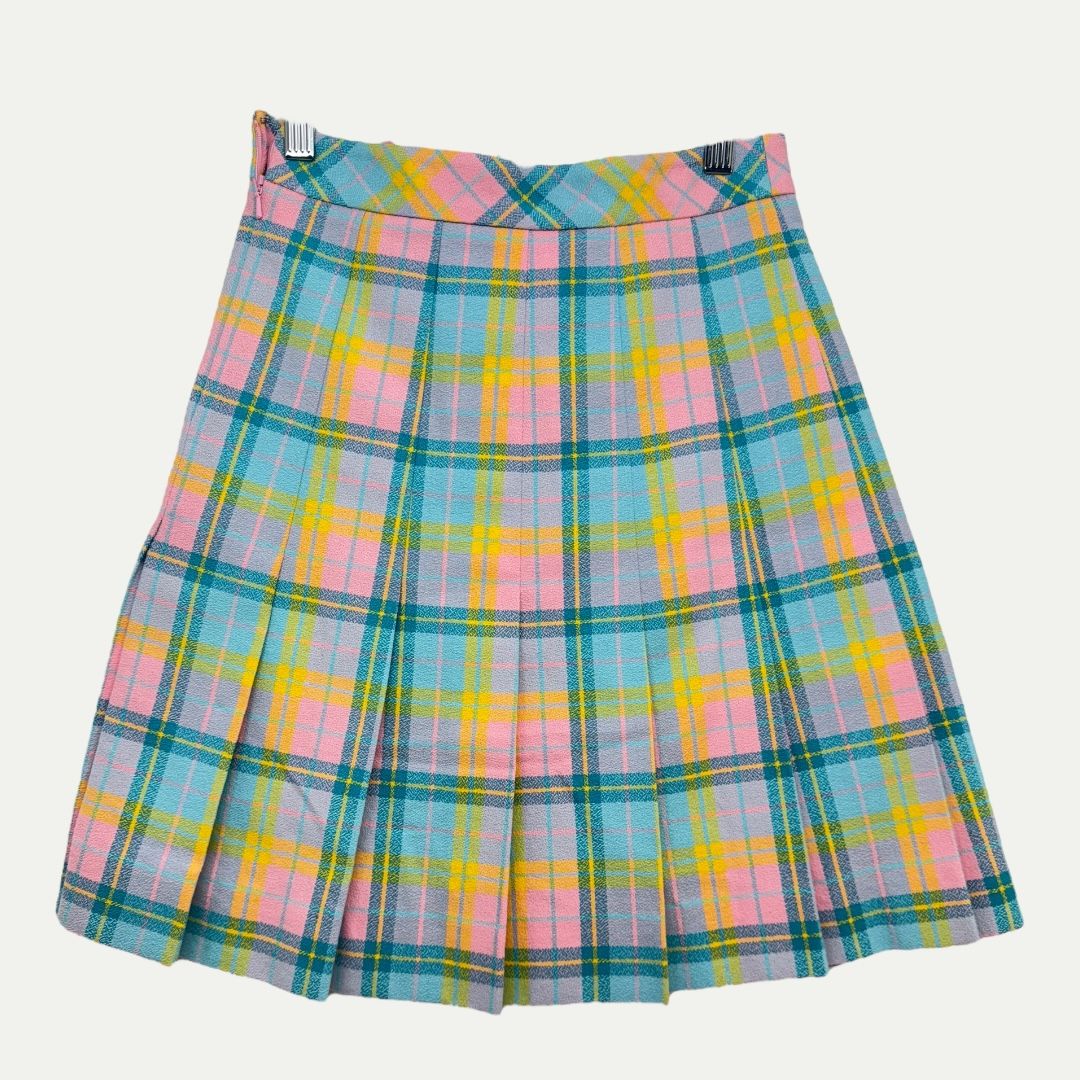 Moschino Couture Plaid Skirt Sz 4(S)