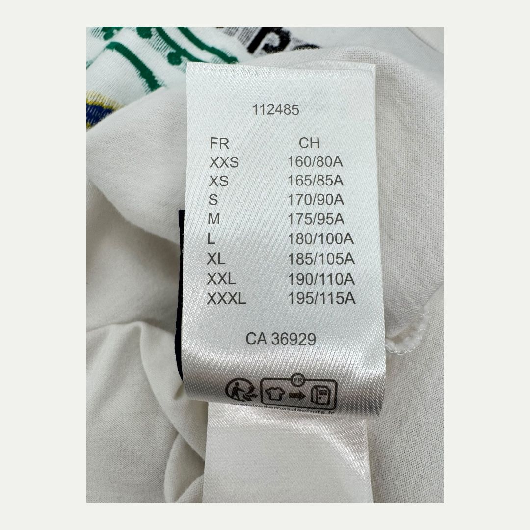 Louis Vuitton Point Neuf White Tee Sz L