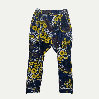 Sacai Floral Corduroy Belted Trouser Sz 2(30)