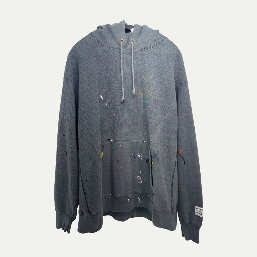 Gallery Dept Faded Splatter Hoodie Sz XL
