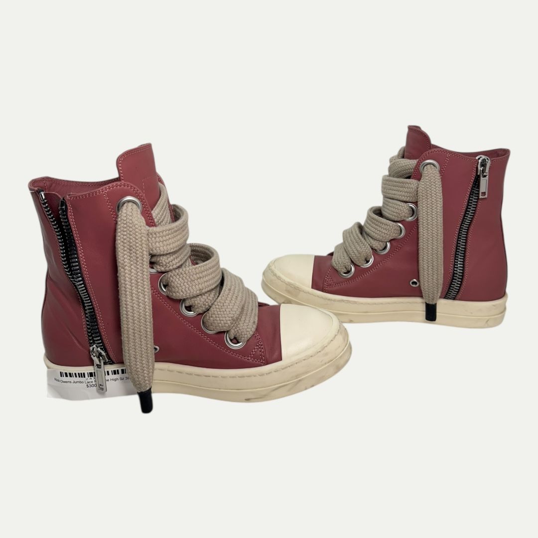 Rick Owens Jumbo Lace Ramone High Sz 38(8)