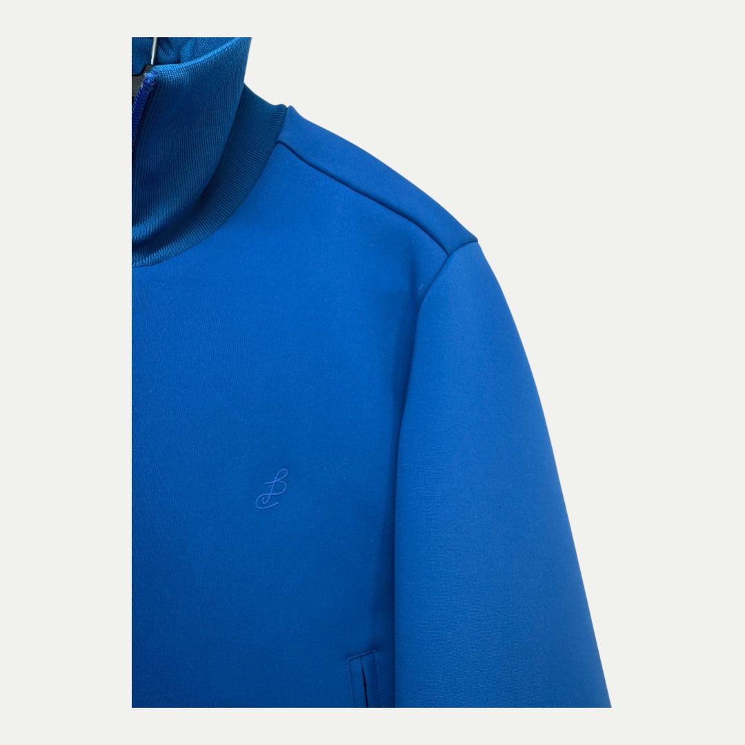Balenciaga Blue Scuba Jacket Sz 38(M)