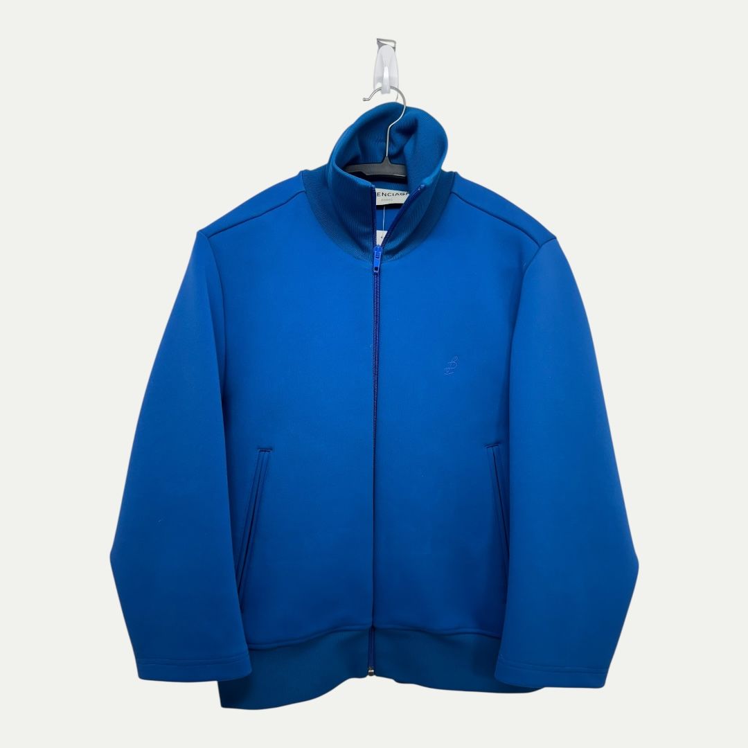 Balenciaga Blue Scuba Jacket Sz 38(M)