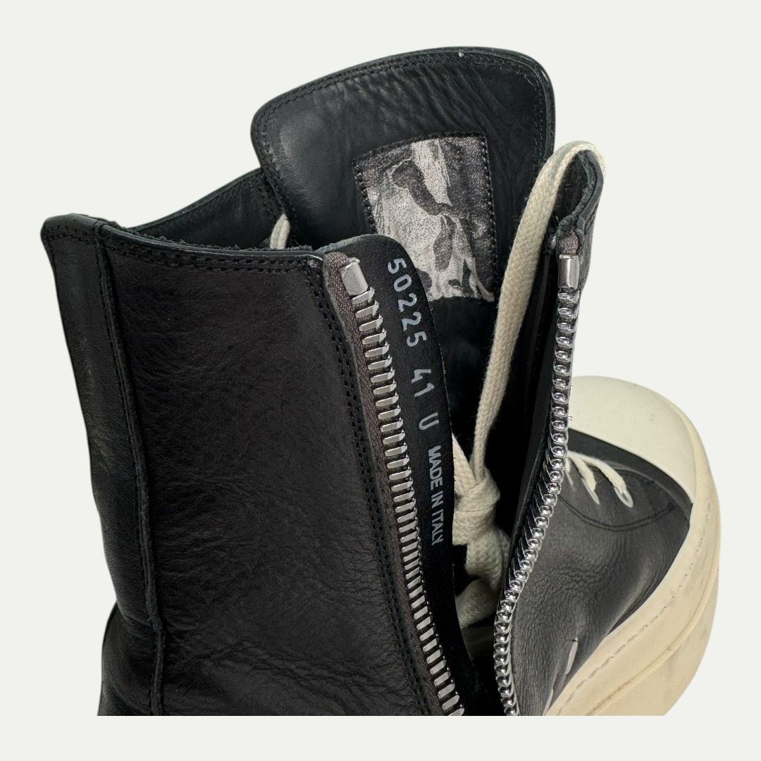 Rick Owens Leather Mega Bumper Ramones Sz 41(8)