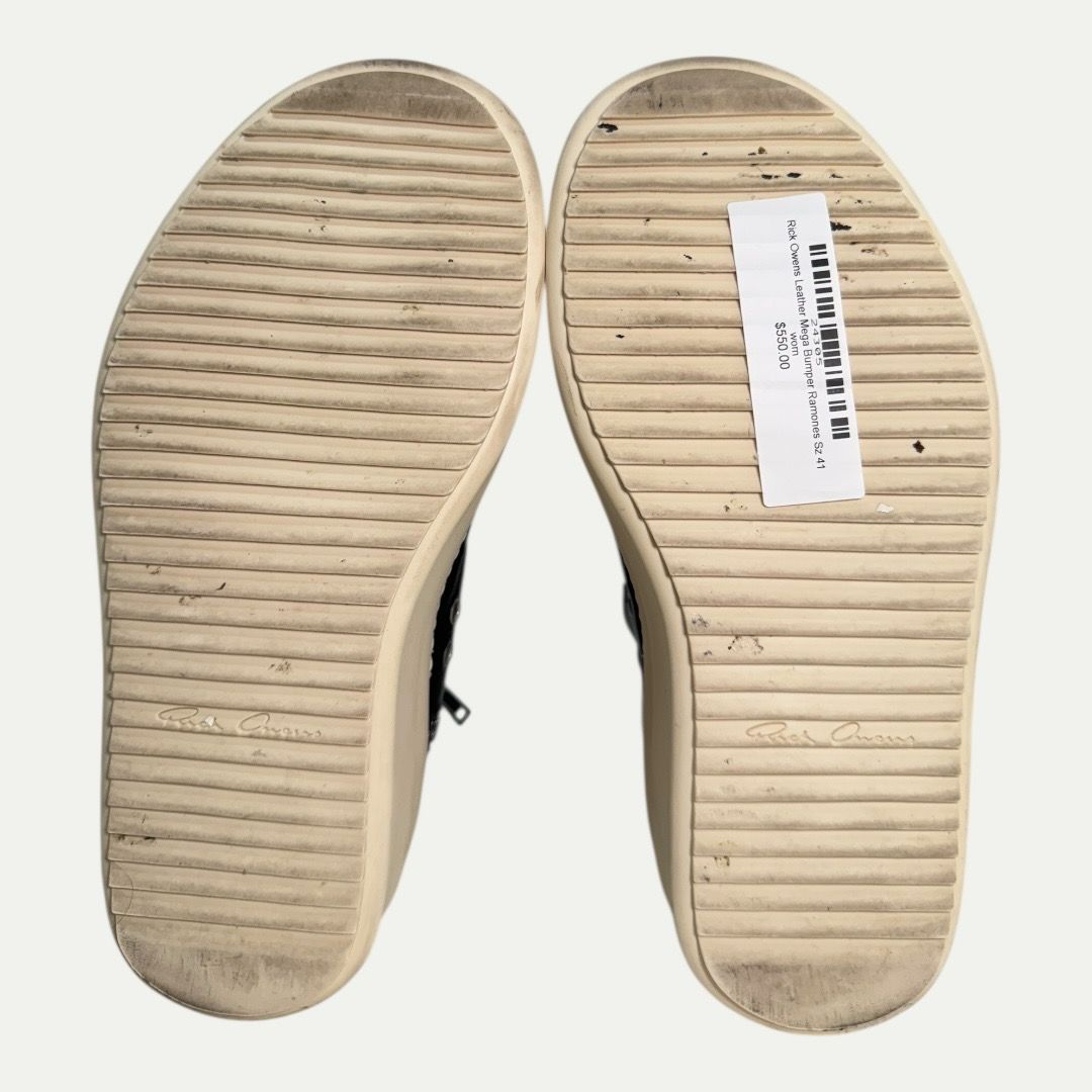 Rick Owens Leather Mega Bumper Ramones Sz 41(8)