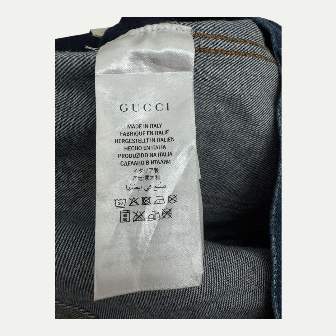 Gucci Floral Painted Jeans Sz 54(34)