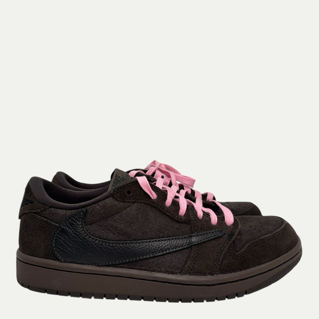 Jordan 1 Low Travis Scott Velvet Brown Sz 7.5m/9w