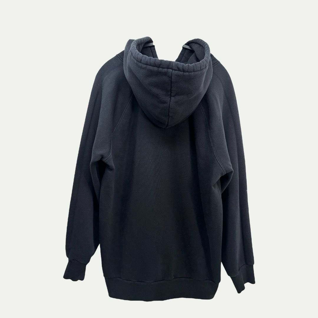 Burberry Logo Black Hoodie Sz XL