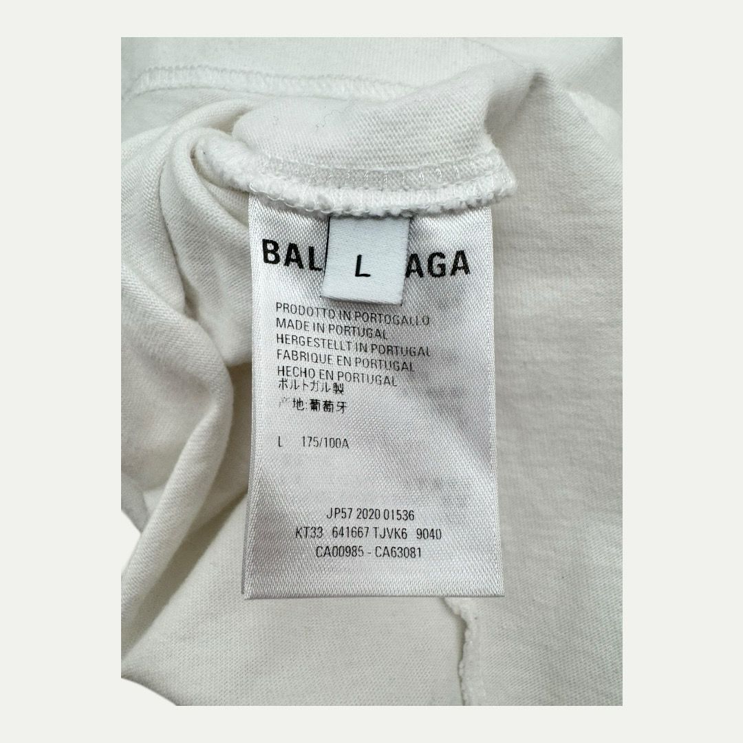 Balenciaga Athletes Oversized L/S Tee Sz L(XL)