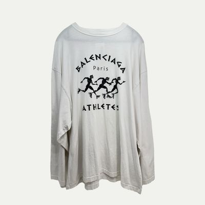 Balenciaga Athletes Oversized L/S Tee Sz L(XL)