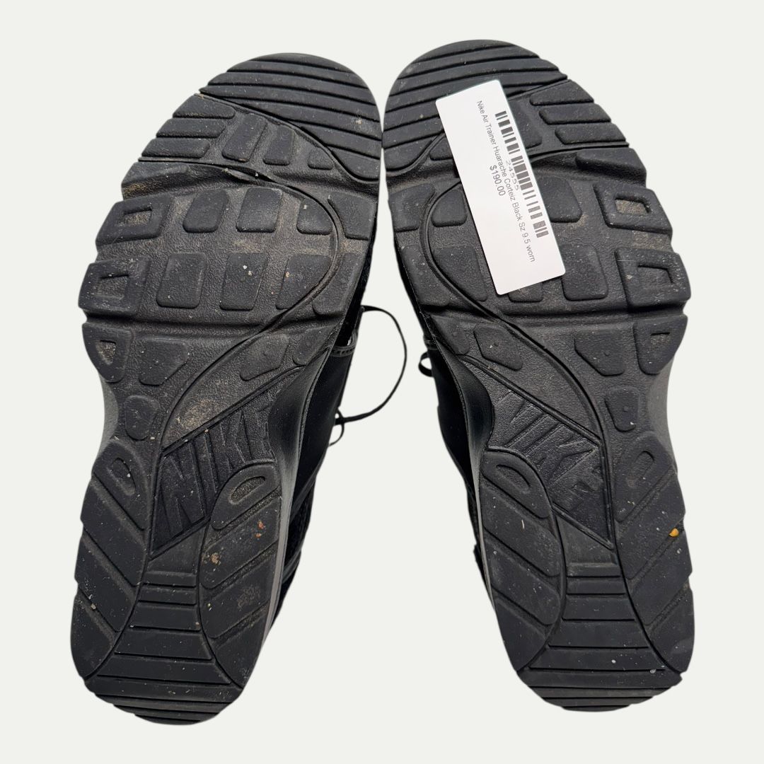 Nike Air Trainer Huarache Corteiz Black Sz 9.5