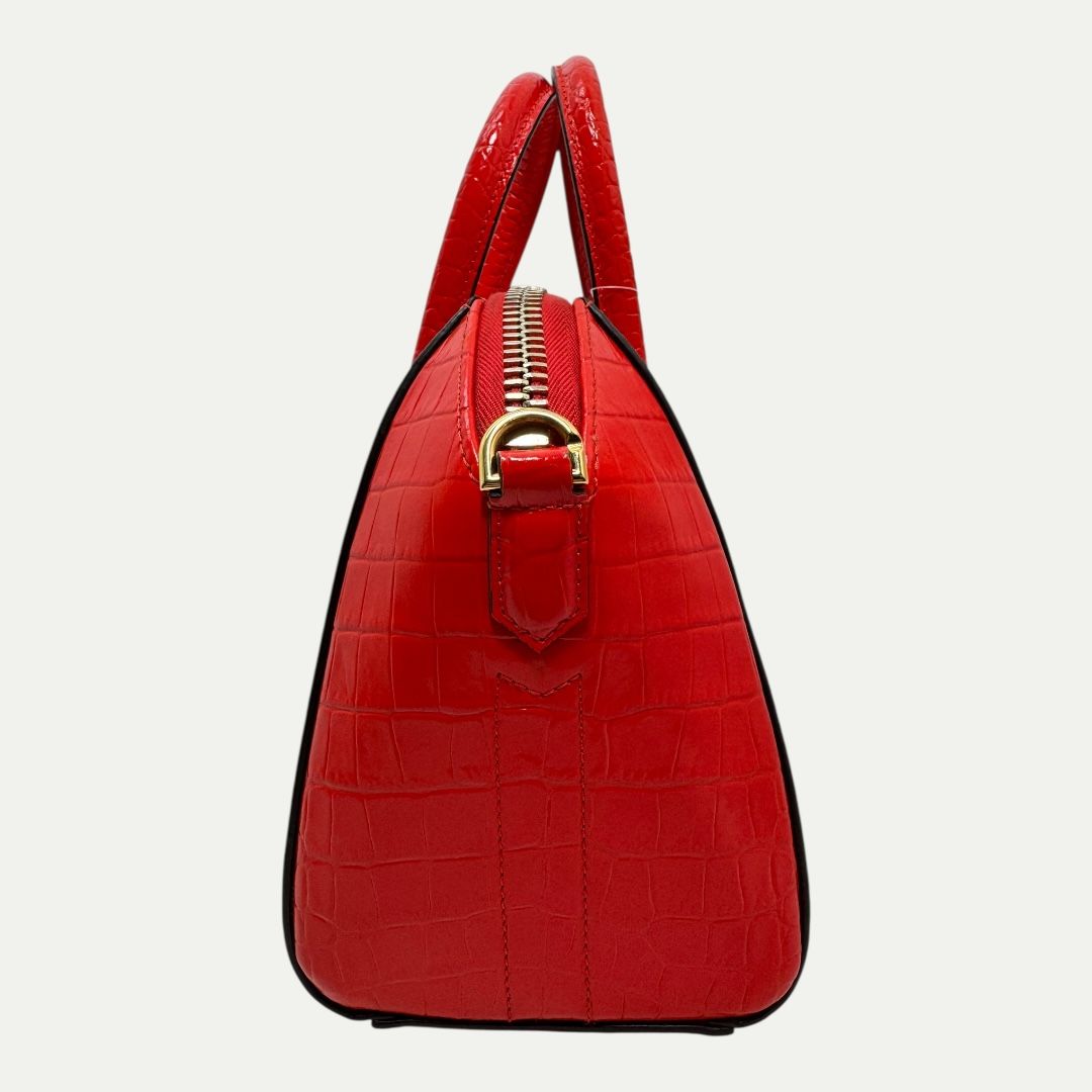 Givenchy Antigona Red Leather Small Handbag