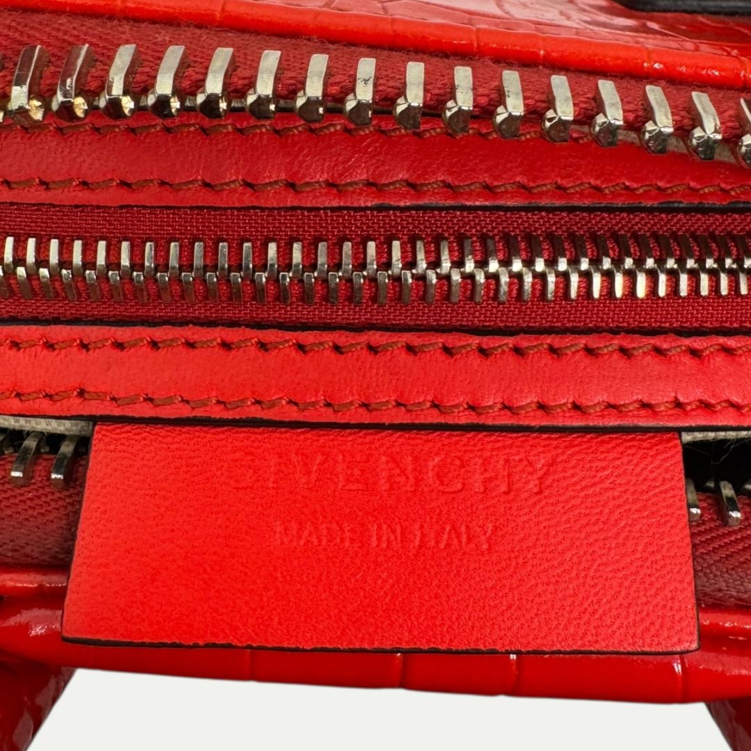 Givenchy Antigona Red Leather Small Handbag