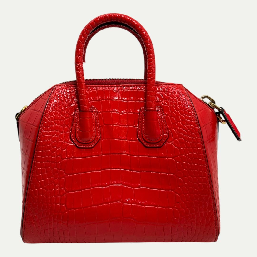 Givenchy Antigona Red Leather Small Handbag