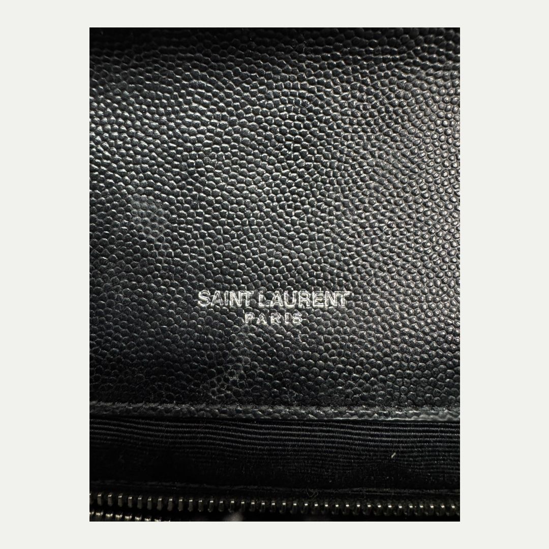 Saint Laurent Quilted Envelope Shoulder Bag Large