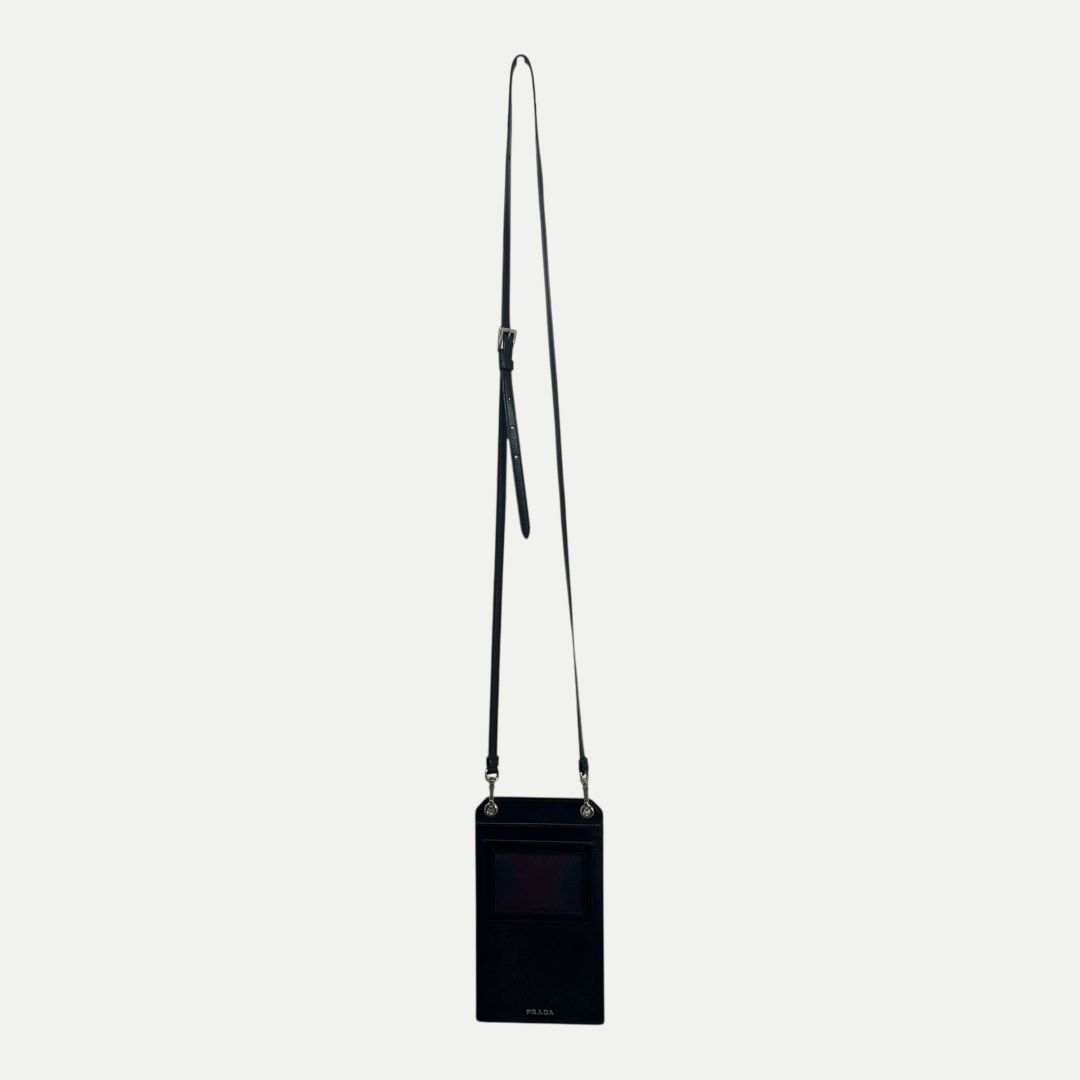 Prada Saffiano Leather Racing Crossbody Bag