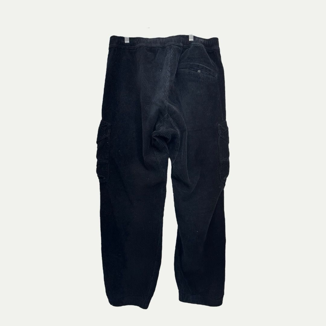 Stone Island Black Corduroy Pants Sz 33