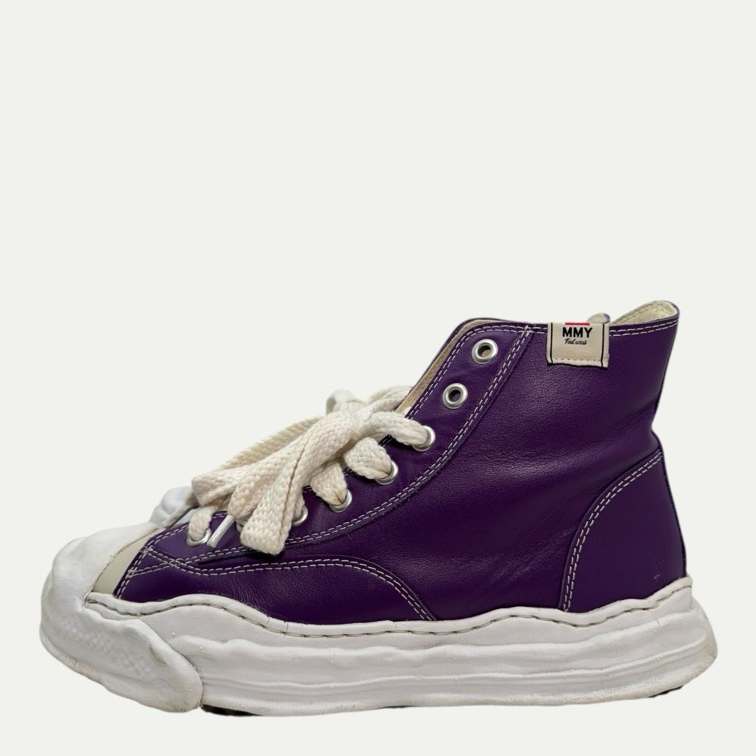 Maison Mihara Peterson High Purple Leather Sz 44(11)