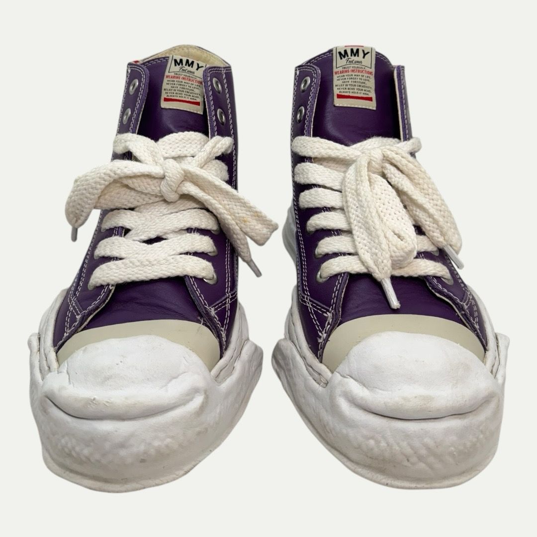 Maison Mihara Peterson High Purple Leather Sz 44(11)