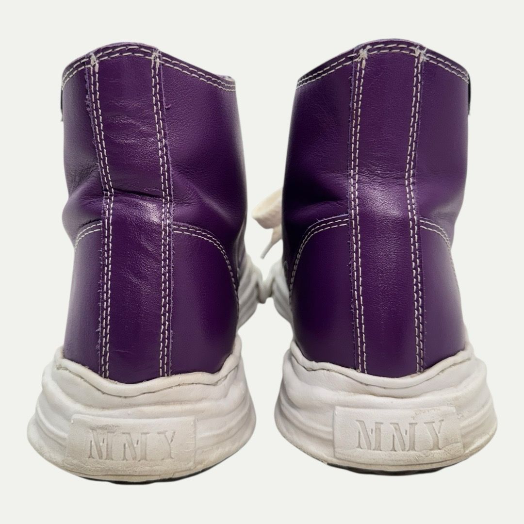 Maison Mihara Peterson High Purple Leather Sz 44(11)