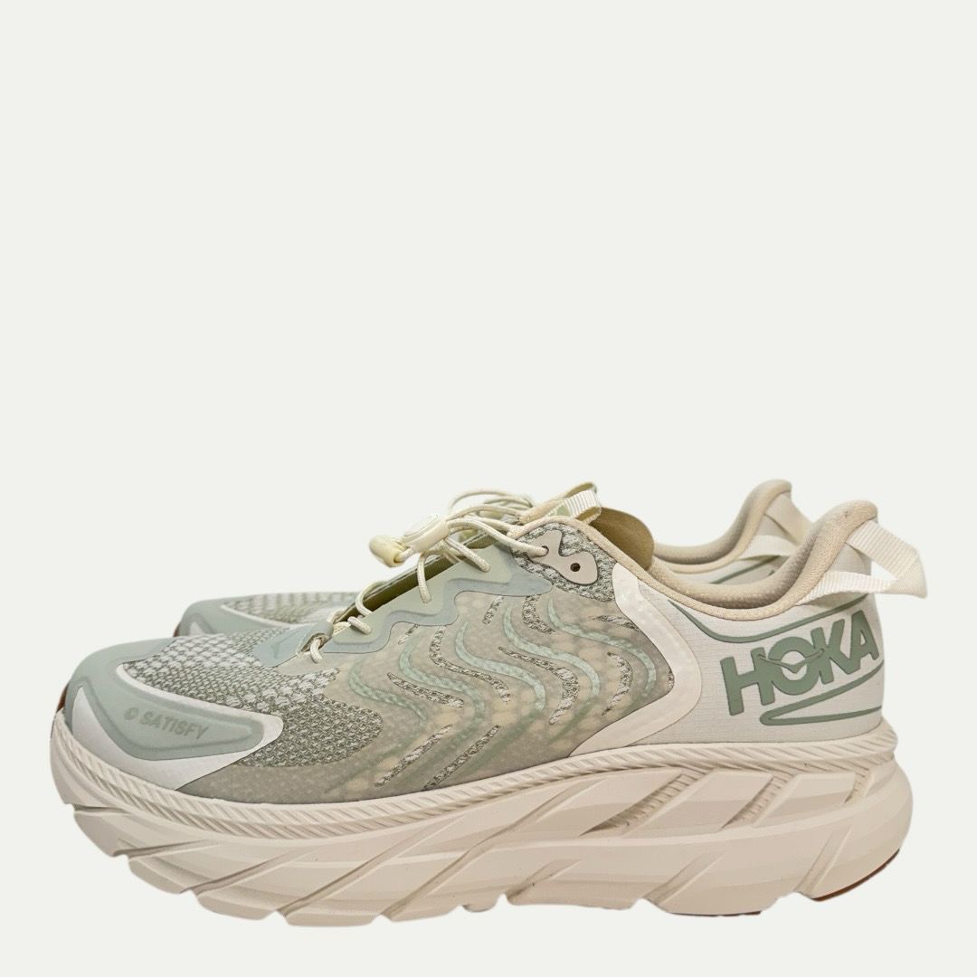 Hoka One Clifton Satisfy Celadon Tint Sz 10