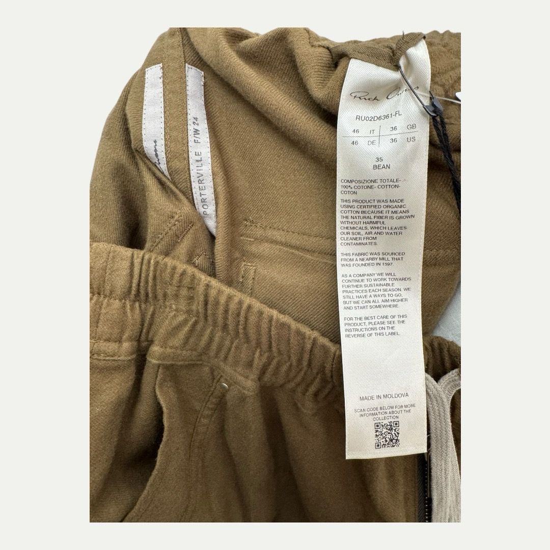 Rick Owens Bean Bela Pant Sz 46(30)
