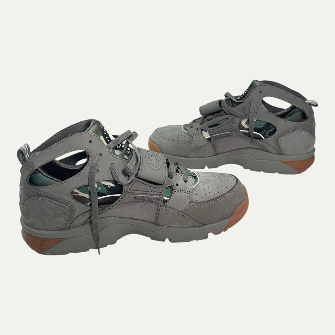 Nike Air Trainer Huarache Corteiz Gully Grey Sz 12.5