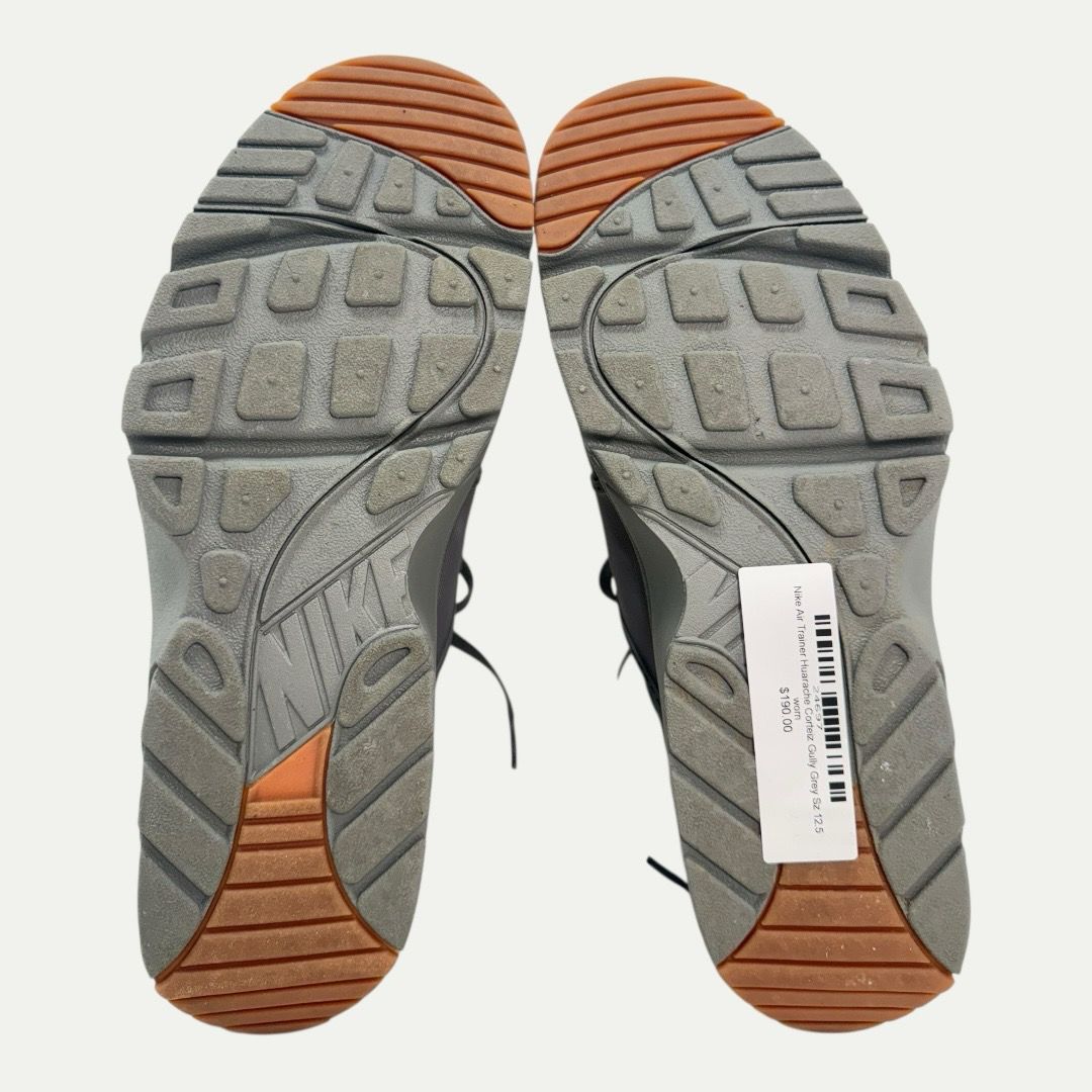 Nike Air Trainer Huarache Corteiz Gully Grey Sz 12.5