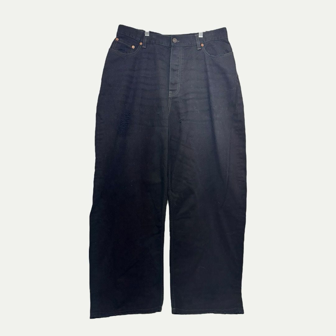 Balenciaga Black Wide Leg Denim Sz S(36)