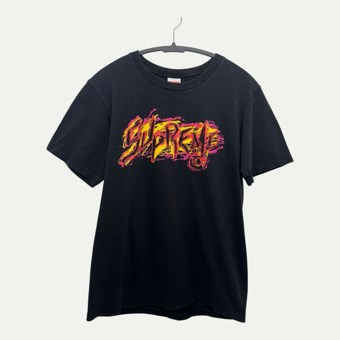 Supreme Scratch Logo Tee Sz S