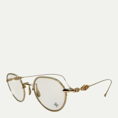 Chrome Hearts Vagdictorian Round Eyeglasses