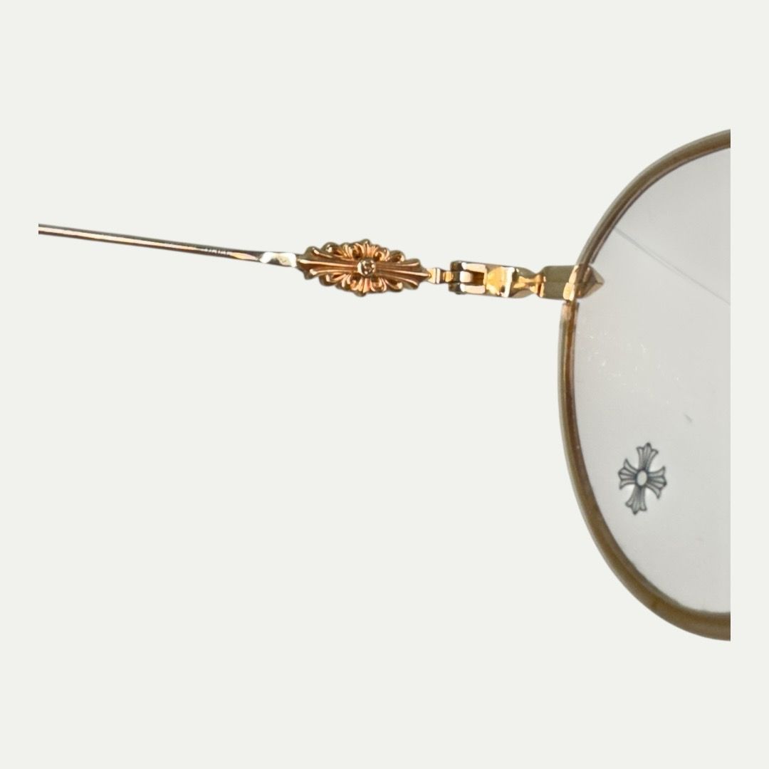 Chrome Hearts Vagdictorian Round Eyeglasses