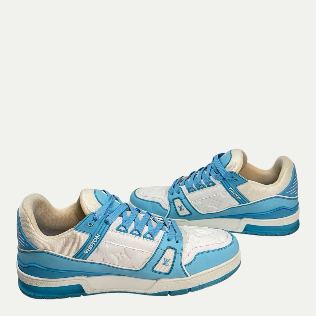 Louis Vuitton Sky Blue Trainer Sz LV9.5(11)