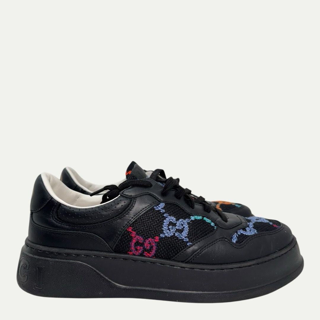 Gucci Chunky B Embroidered Sneaker Sz G9(10)