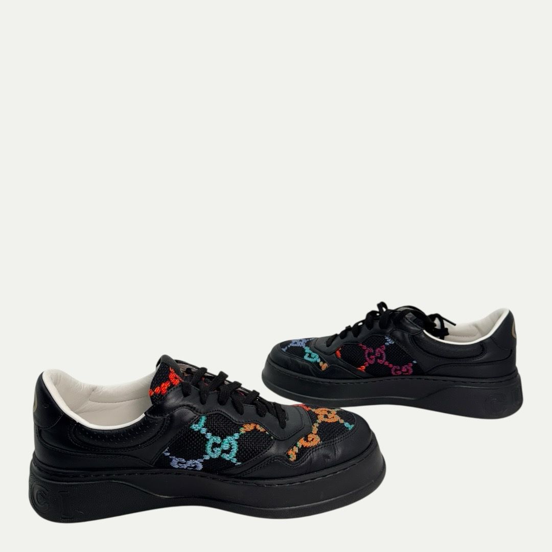 Gucci Chunky B Embroidered Sneaker Sz G9(10)