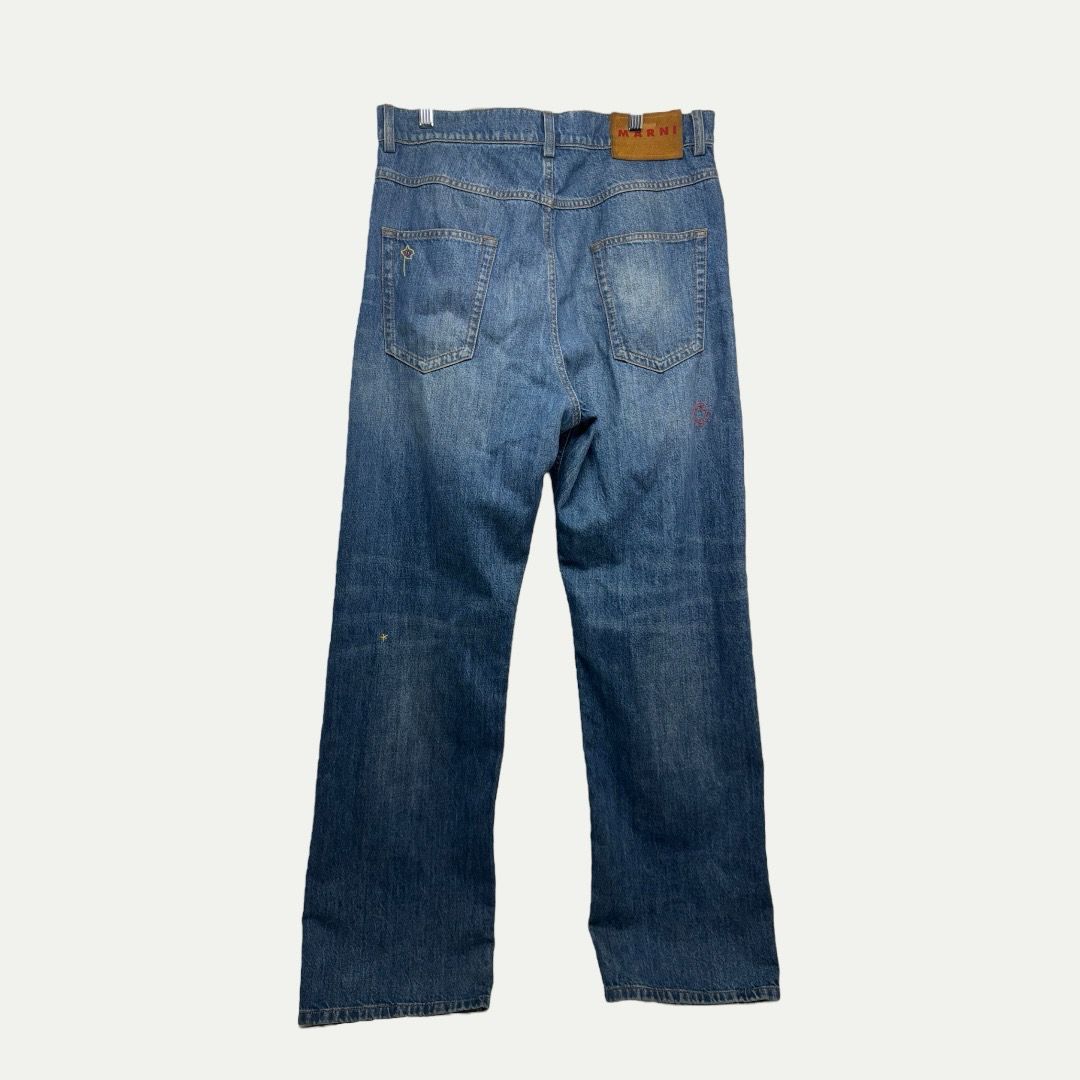 Marni Mohair Patchwork Denim Sz 32
