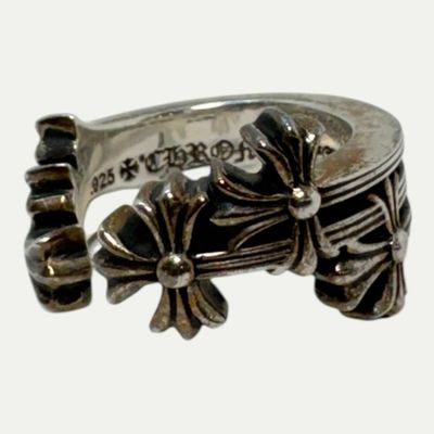 Chrome Hearts Triple Cross Ring Sz 10 (8-12)