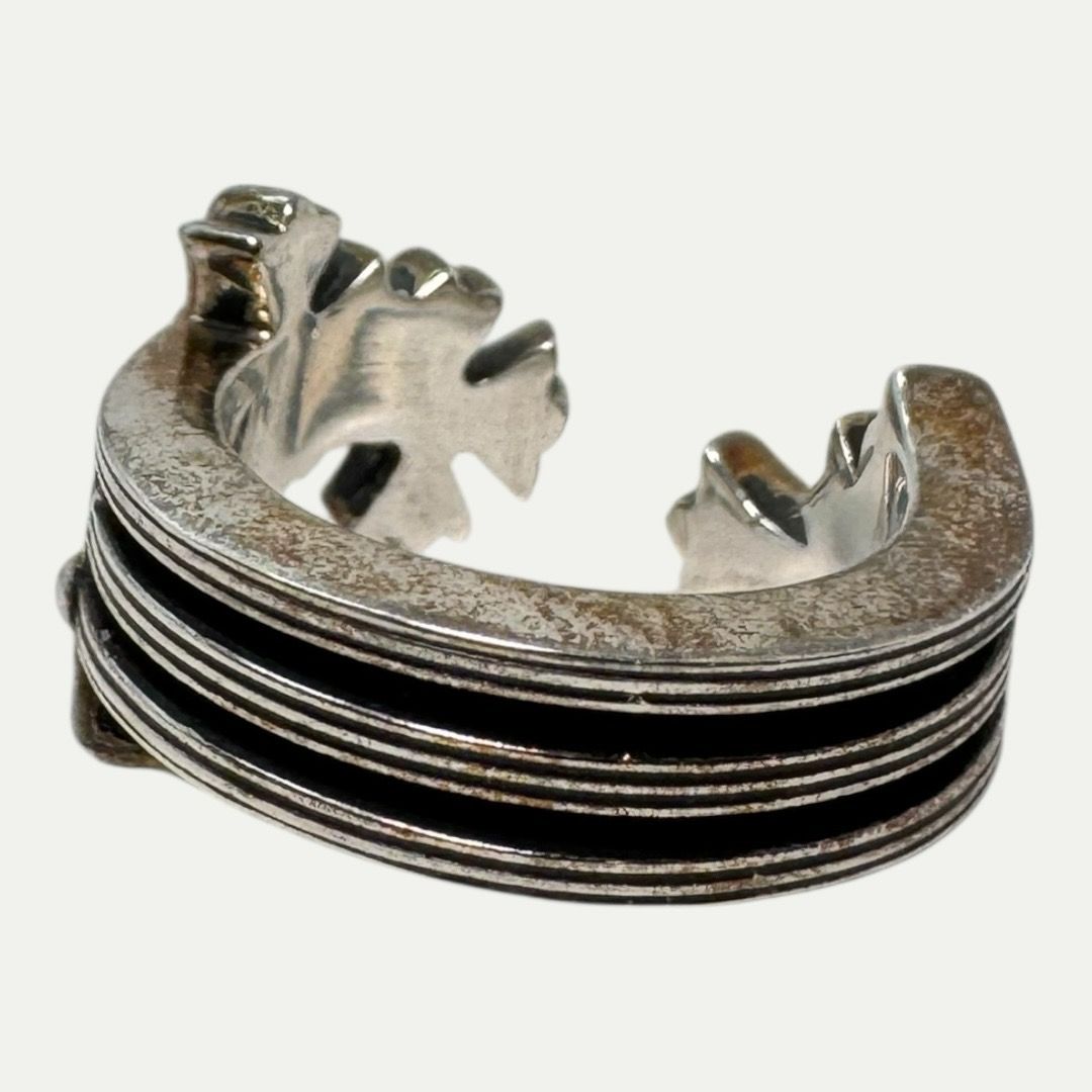 Chrome Hearts Triple Cross Ring Sz 10 (8-12)