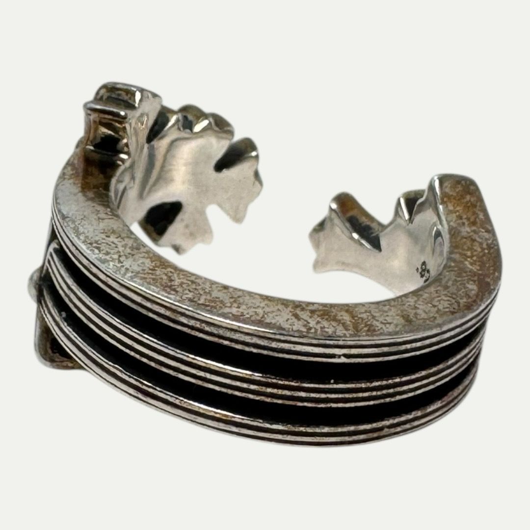 Chrome Hearts Triple Cross Ring Sz 10 (8-12)